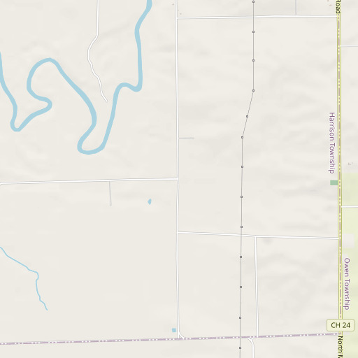 OpenStreetMap map of Youngs School (historical), IL
