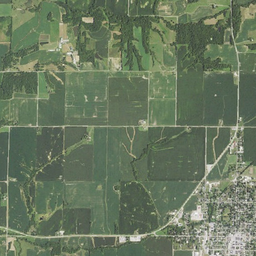 Aerial imagery of Scott County, IL