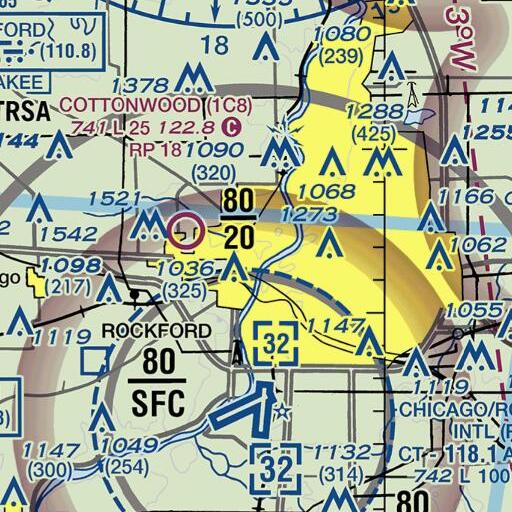 FAA VFR chart of Webster Park, IL