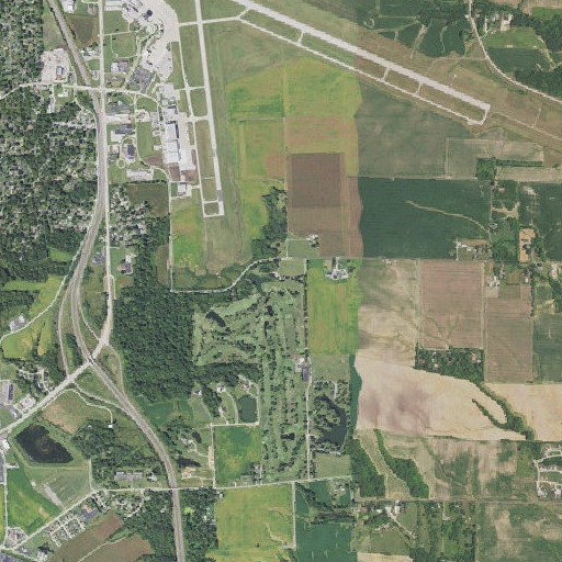 Aerial imagery of Belk Park, IL
