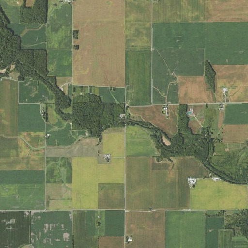 Aerial imagery of Barnett Bridge, IL