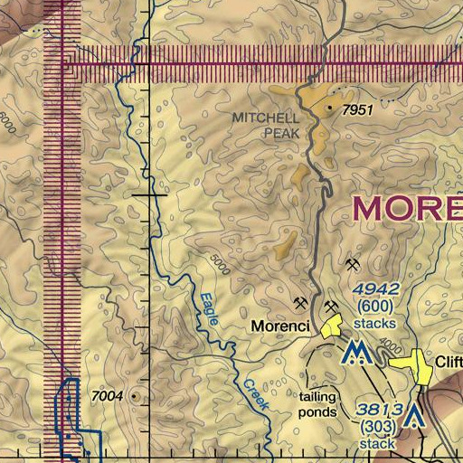 FAA VFR chart of Knight Spring, AZ