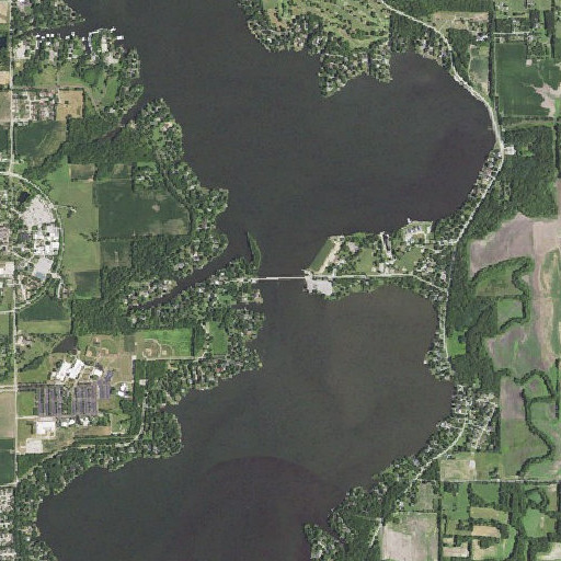 Aerial imagery of Lindsey Bridge, IL