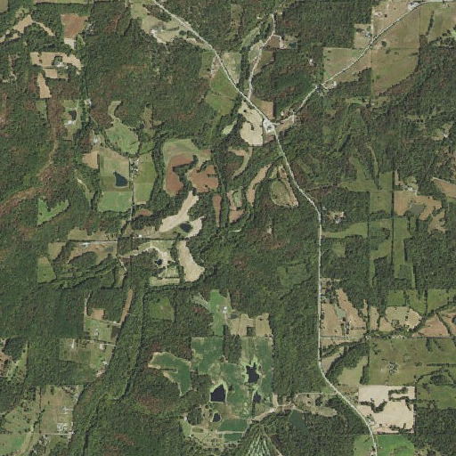 Aerial imagery of Pinhook Creek, IL