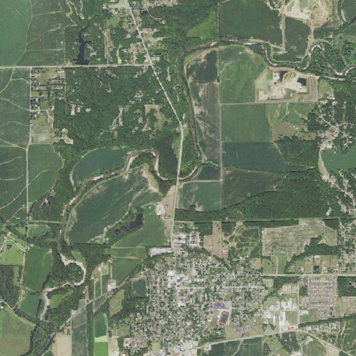 Aerial imagery of Stout Bridge, IL