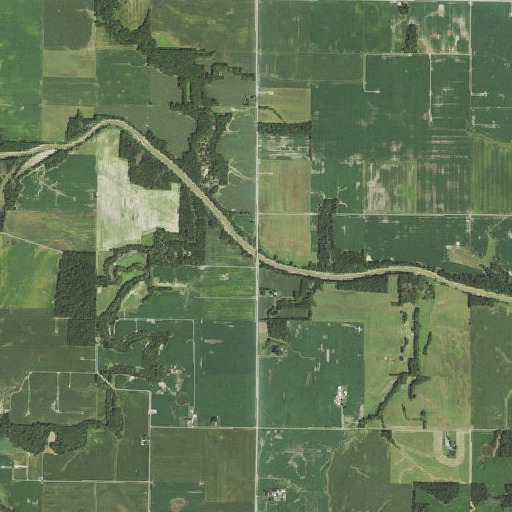 Aerial imagery of Sumpter Bridge, IL