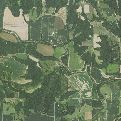 Aerial imagery of Varder Bridge, IL