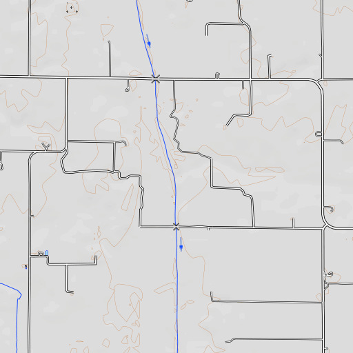 OpenTopoMap map of Broad Hollow, IL