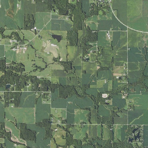 Aerial imagery of Walters Creek, IL