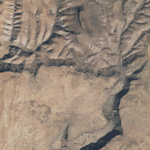 Aerial imagery of Black Mesa, AZ
