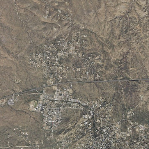 Aerial imagery of Triangle L Ranch, AZ