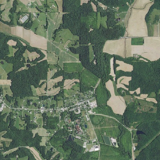 Aerial imagery of Abbey Run, IN