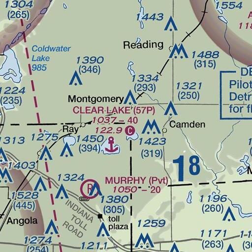FAA VFR chart of Big Swamp, IN