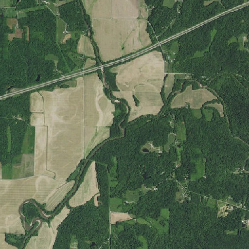 Aerial imagery of Big Walnut Creek, IN