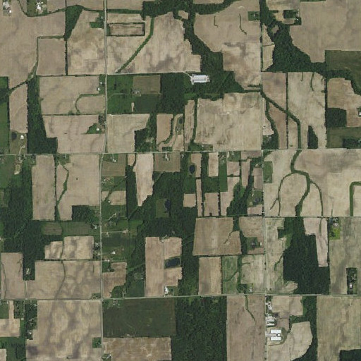 Aerial imagery of Boot Run, IN