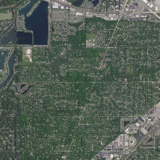 Aerial imagery of Camp Branch, IN