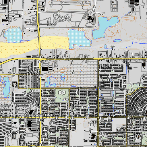OpenTopoMap map of KVVA-AM, AZ