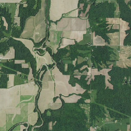 Aerial imagery of Cromwell Hill, IN