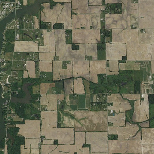 Aerial imagery of Cunningham Ditch, IN