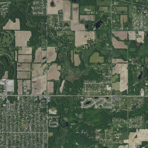 Aerial imagery of Damon Run, IN