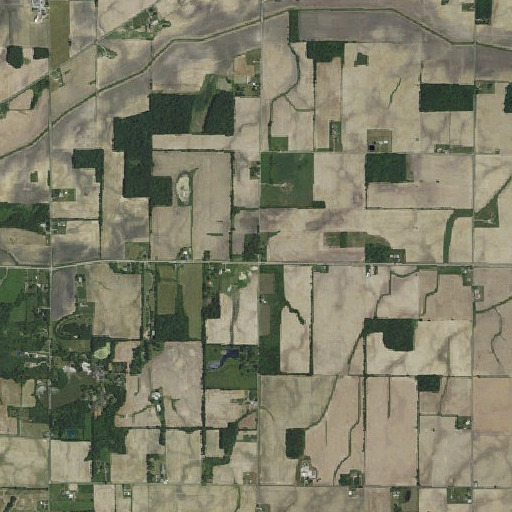 Aerial imagery of Dildine School, IN