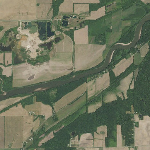 Aerial imagery of Dry Branch, IN