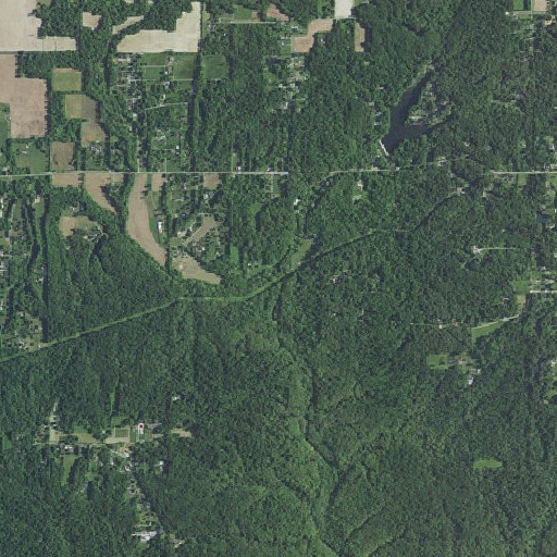 Aerial imagery of Dry Fork, IN