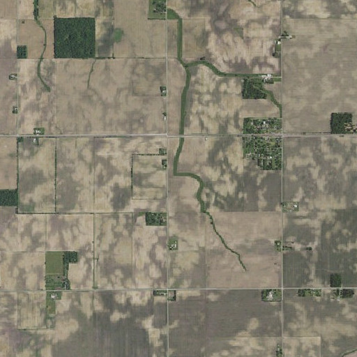Aerial imagery of Dunn Ditch, IN
