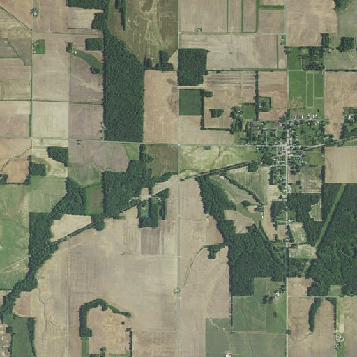 Aerial imagery of Eames, IN