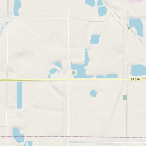 OpenStreetMap map of Fletcher Chapel, IN