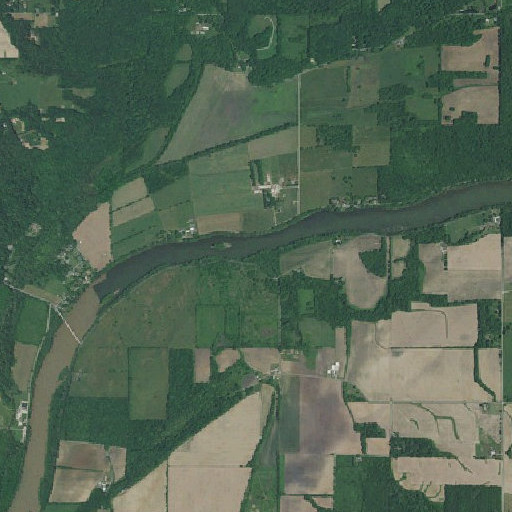 Aerial imagery of Grants Run, IN
