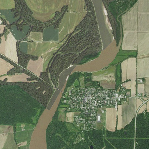 Aerial imagery of Harmony Creek, IN