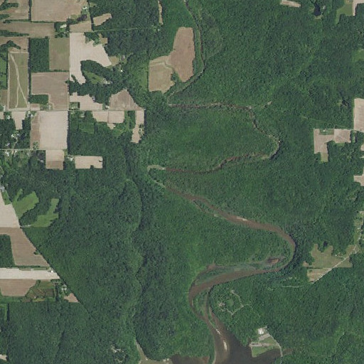 Aerial imagery of Henderson Bend, IN
