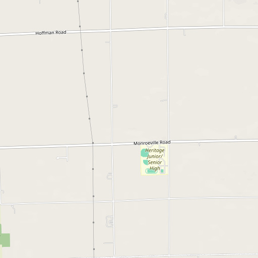 OpenStreetMap map of Hoffman Lepper Ditch, IN