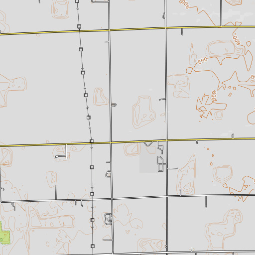 OpenTopoMap map of Hoffman Lepper Ditch, IN