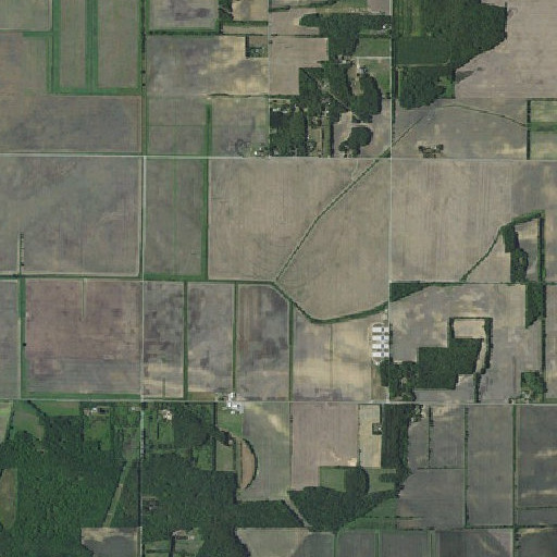 Aerial imagery of Hunter Branch, IN