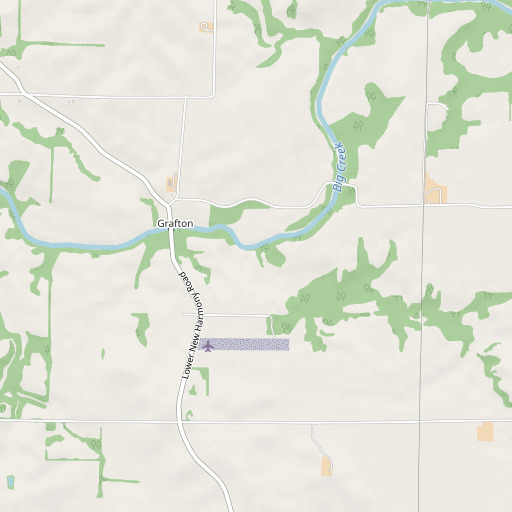 OpenStreetMap map of Indian Creek, IN