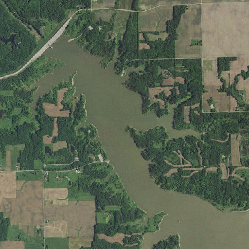 Aerial imagery of Indian Creek, IN