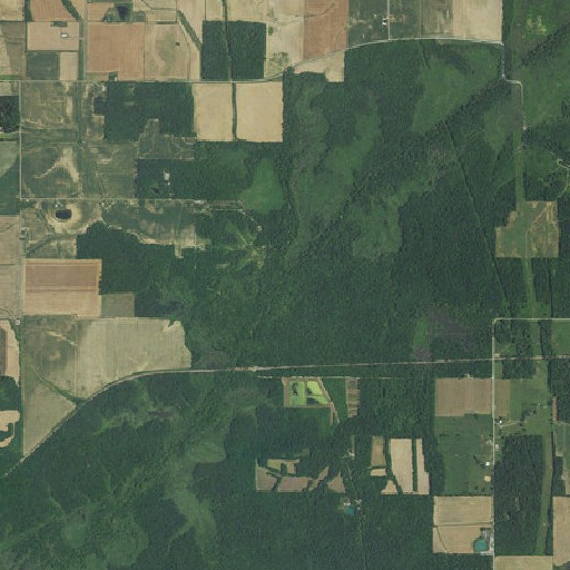 Aerial imagery of Little Pigeon Creek, IN