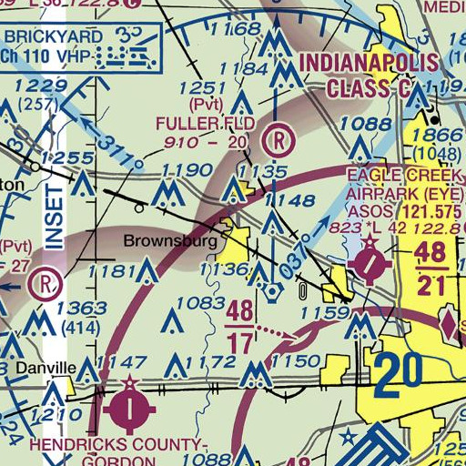 FAA VFR chart of Saint Malachy School, IN