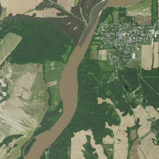 Aerial imagery of Maple Run, IN