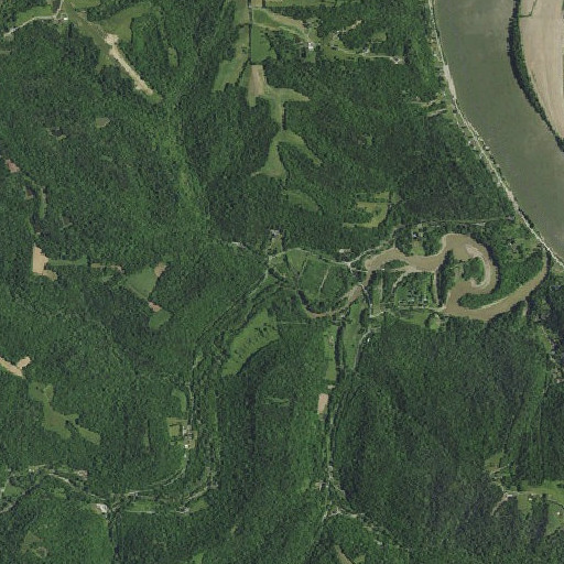 Aerial imagery of Marble Branch, IN