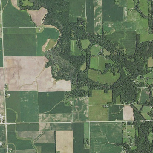 Aerial imagery of Middle Branch, IN