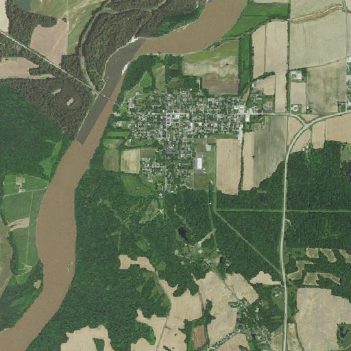Aerial imagery of Murphy Park, IN