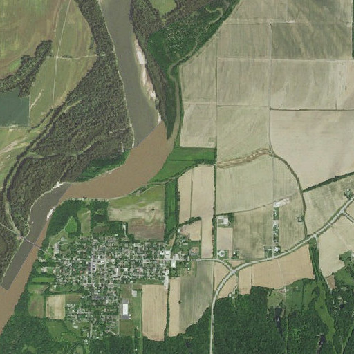 Aerial imagery of Murphy Run, IN