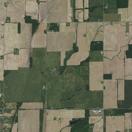 Aerial imagery of Number One Arm, IN