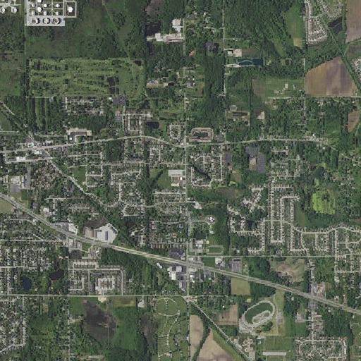 Aerial imagery of Peifer Elementary School, IN