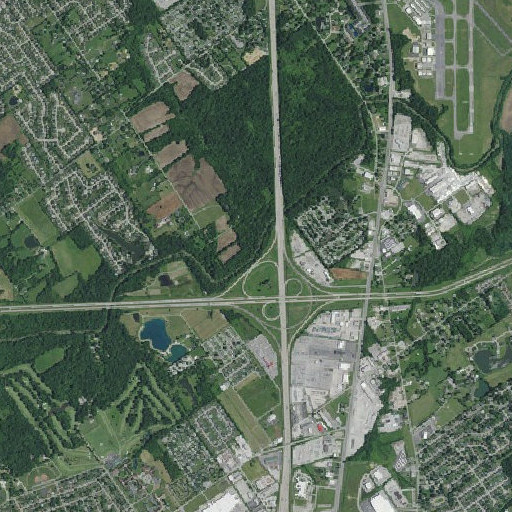 Aerial imagery of Plum Run, IN