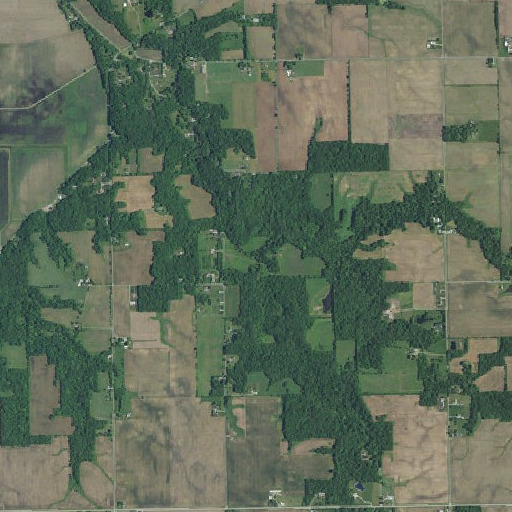 Aerial imagery of Ridgeway Creek, IN