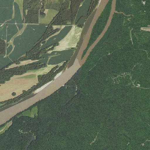 Aerial imagery of Road Brook, IN
